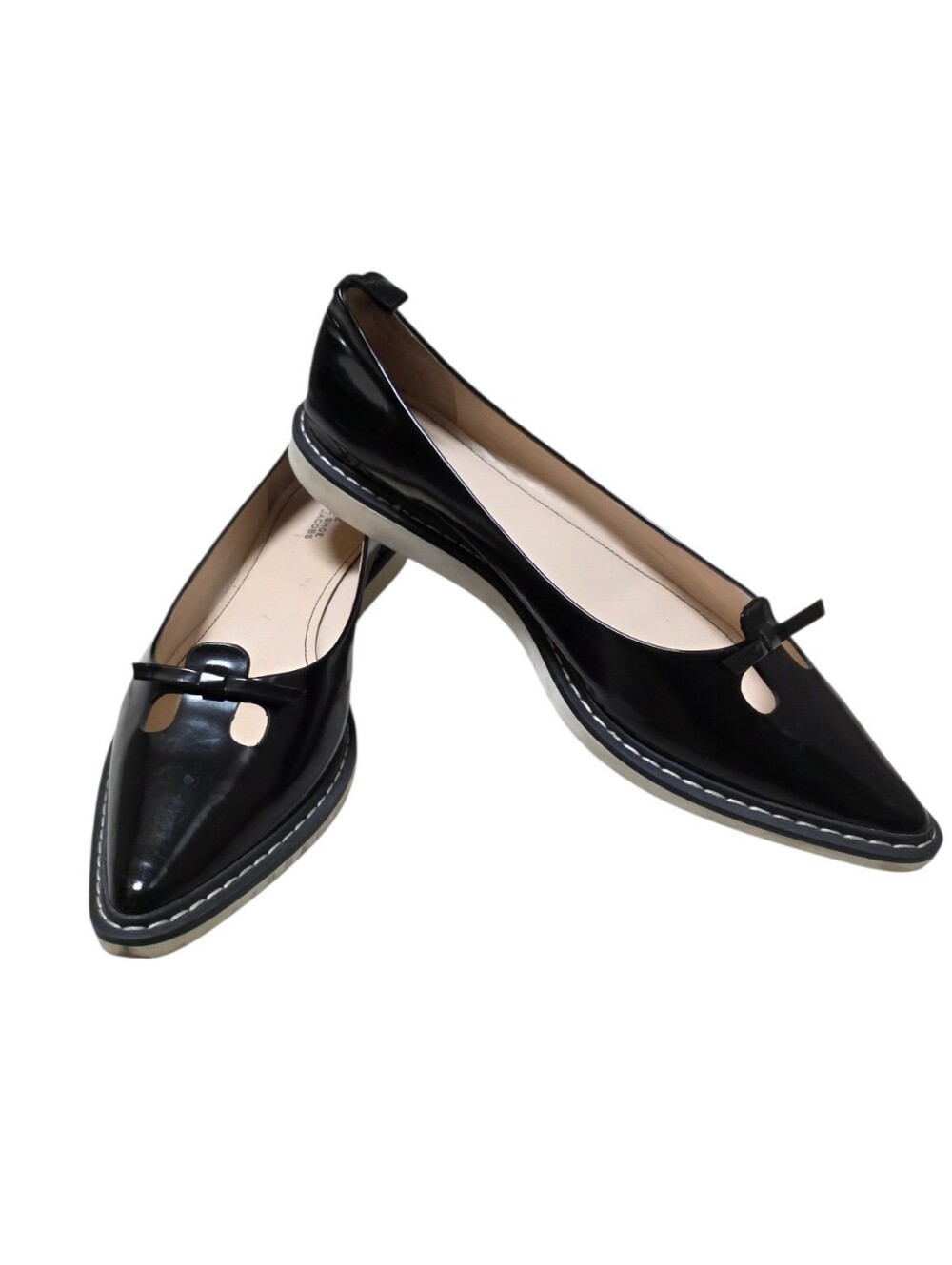 Marc Jacobs The Mouse Pointed Toe Slip On Leather Shoes